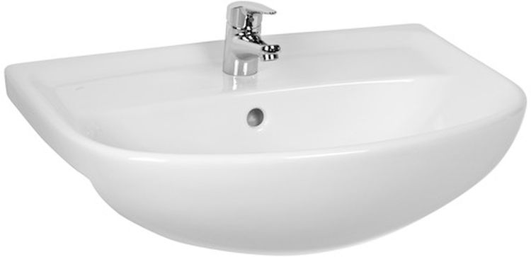 Jika Lyra Plus lavabo 60x46 cm ovale da mobile bianco H8133830001041