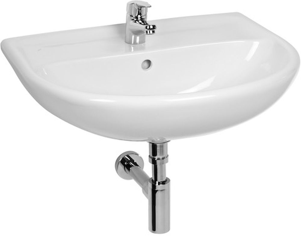 Jika Lyra Plus lavabo 55x45 cm ovale da mobile bianco H8143820001041