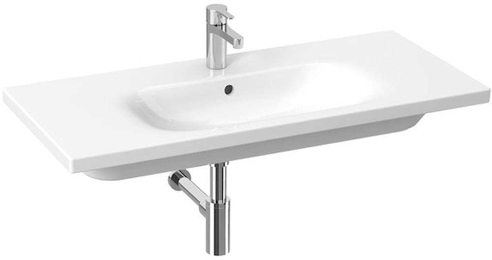 Jika Mio lavabo 100x45 cm rettangolare a parete bianco H8147130001041
