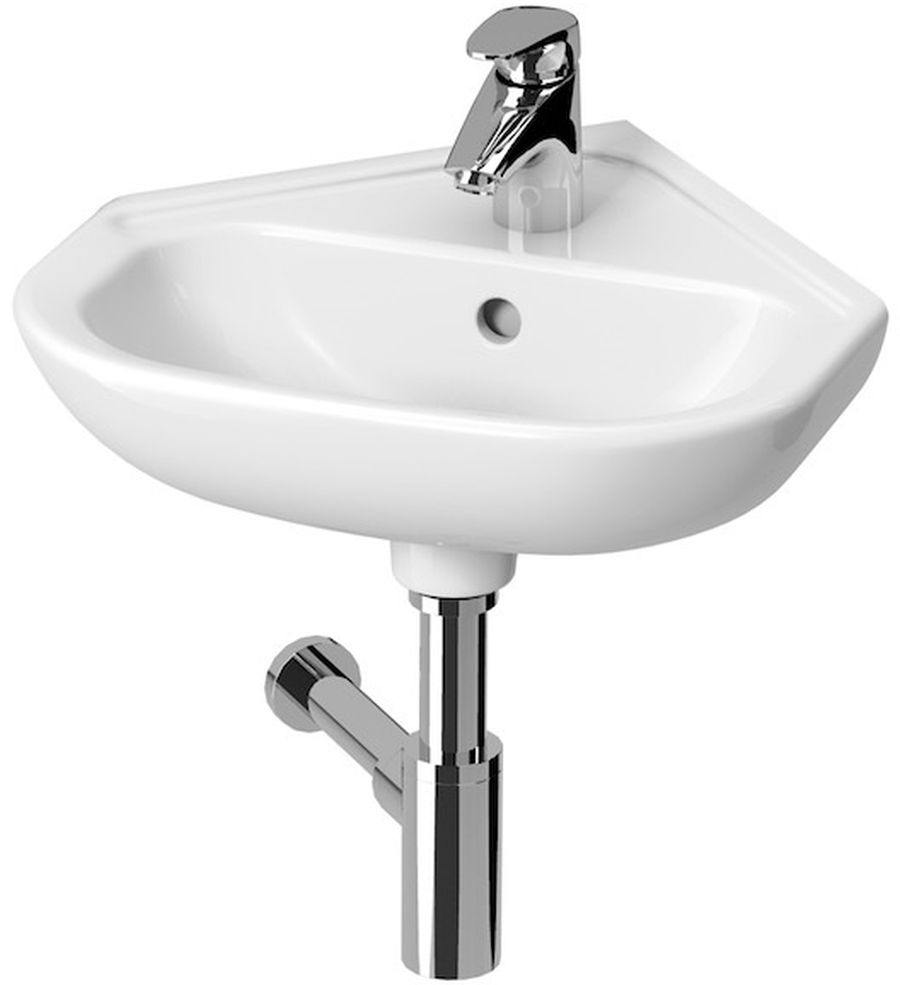Jika Deep by Jika lavabo 39x39 cm angolare a parete bianco H8166140001041