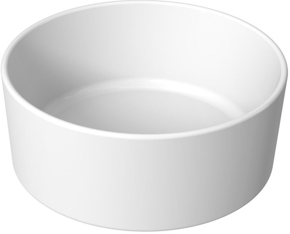 Jika Cubito lavabo 40x40 cm rotonda da appoggio bianco H8184200001121