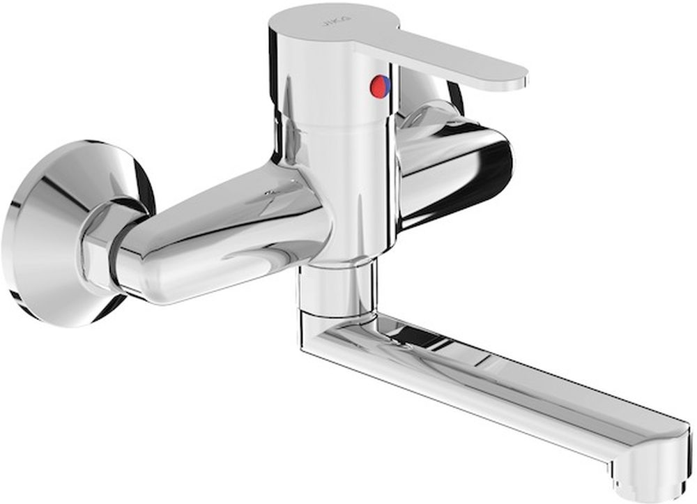 Jika Lyra Plus rubinetto per lavabo a parete cromo H3111Z70042201