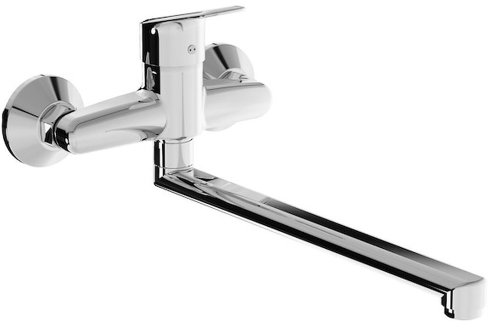 Jika Talas Trendy rubinetto per lavabo a parete cromo H3112E70042401