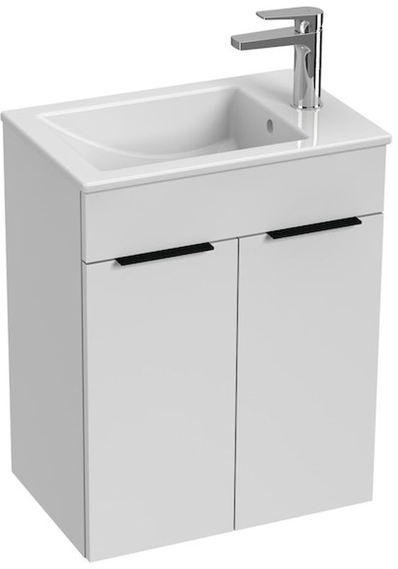 Jika Cube lavabo con armadietto 49 cm bianco H4536411765141