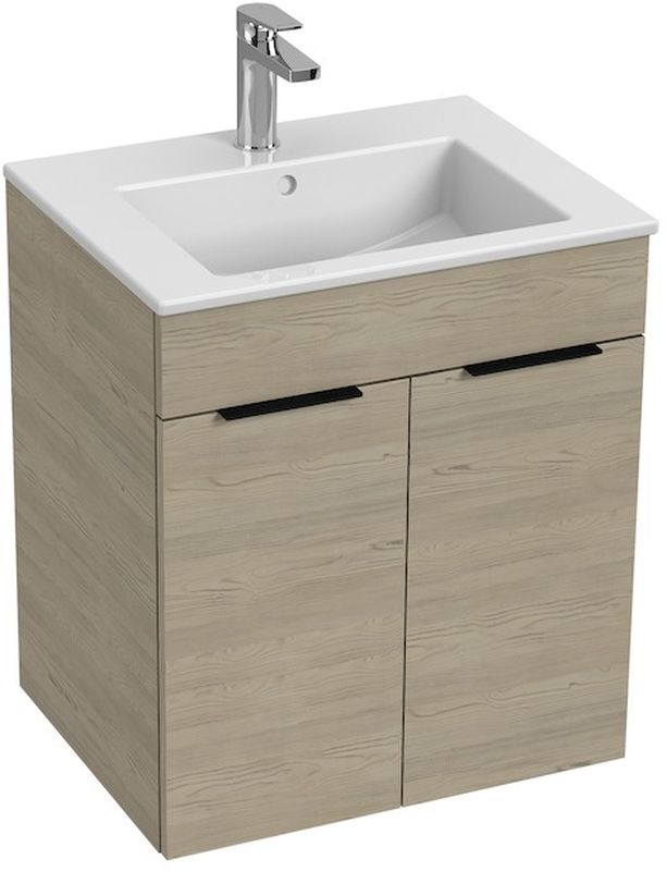 Jika Cube lavabo con armadietto 54 cm frassino H4536111765141