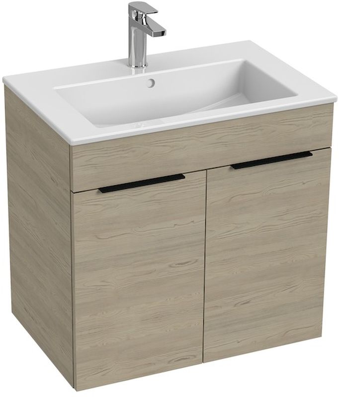 Jika Cube lavabo con armadietto 64 cm frassino H4536011765141