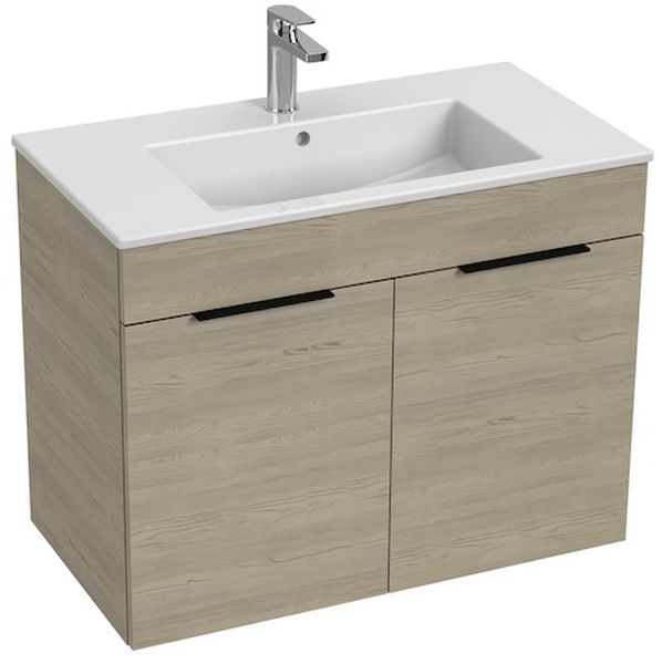 Jika Cube lavabo con armadietto 79 cm frassino H4537521765141