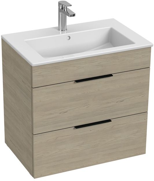 Jika Cube lavabo con armadietto 64 cm frassino H4536021765141