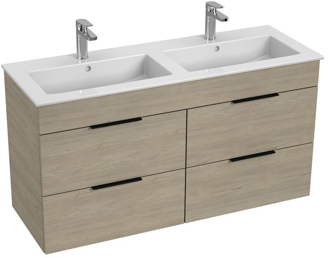 Jika Cube lavabo con armadietto 116 cm frassino H4536621765141