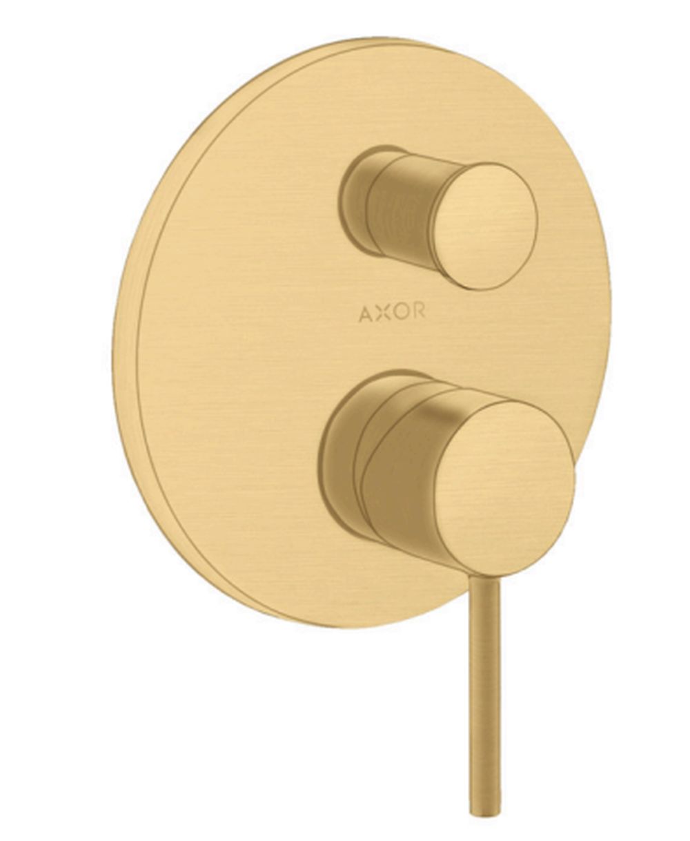 Axor Starck rubinetto per vasca e doccia da incasso oro 10418250