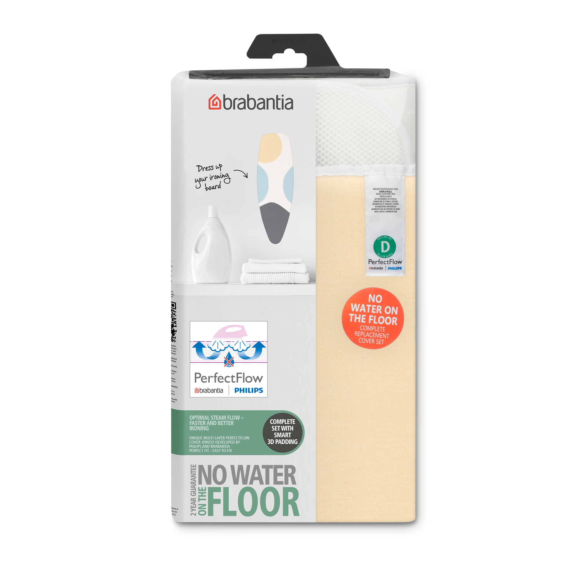 Brabantia PerfectFlow copri asse da stiro 135x45 cm 131608
