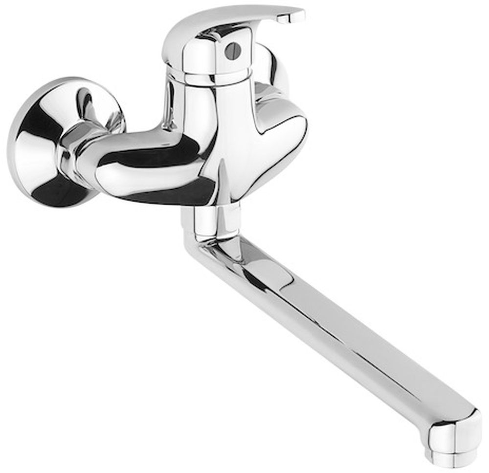 Jika Dino rubinetto per lavabo a parete cromo H3517270043101