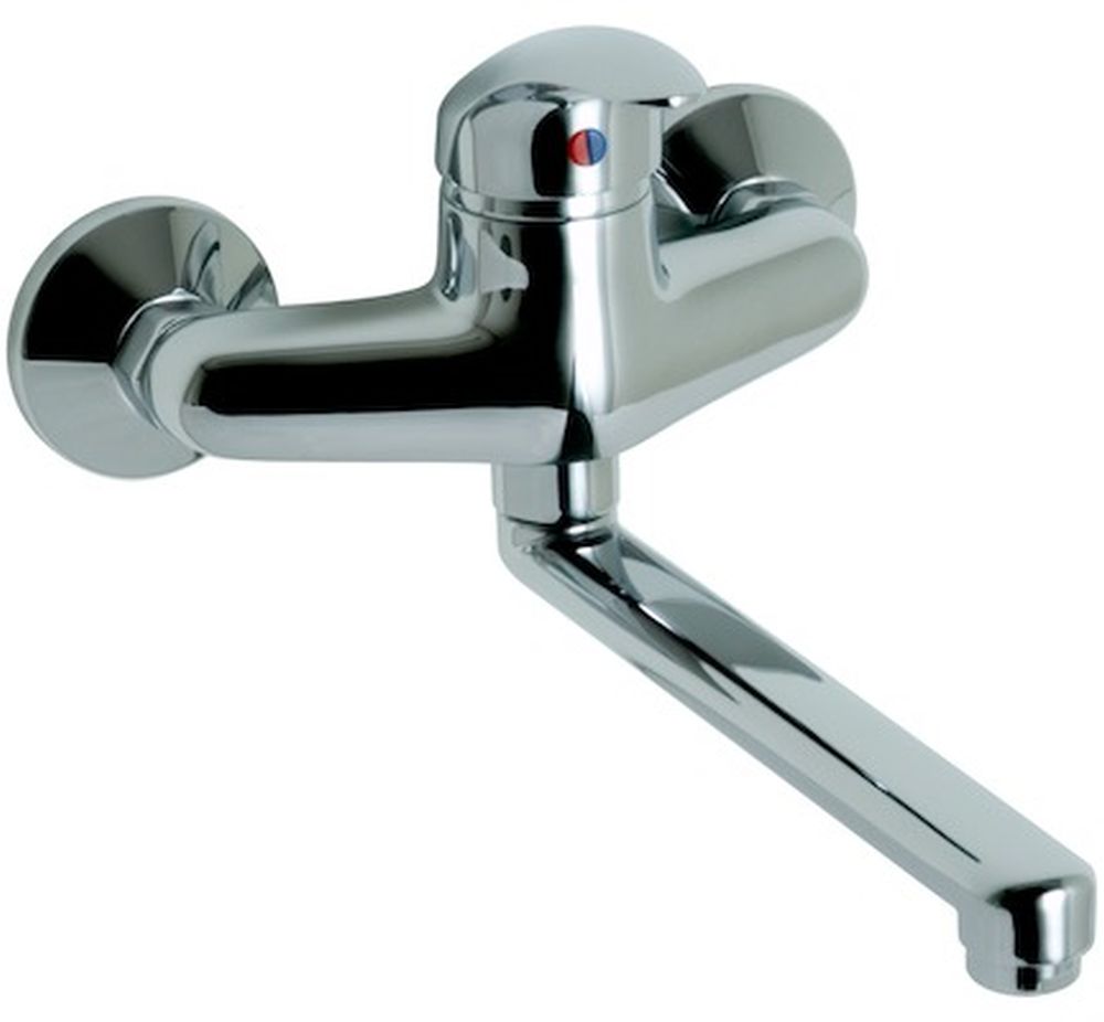 Jika Lyra Plus rubinetto per lavabo a parete cromo H3512770042101