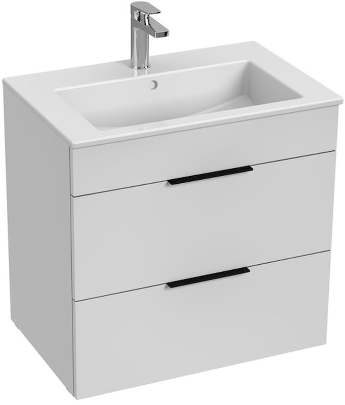 Jika Cube lavabo con armadietto 64 cm bianco H4536021763001
