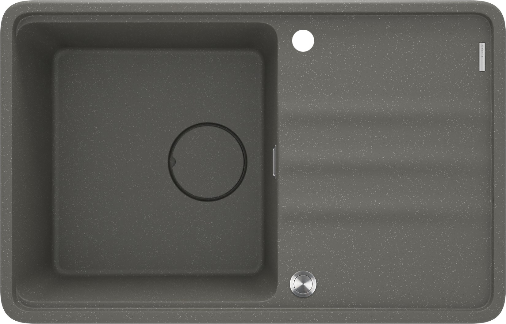 Deante Momi lavello in granito 78x50 cm antracite ZKM_T113