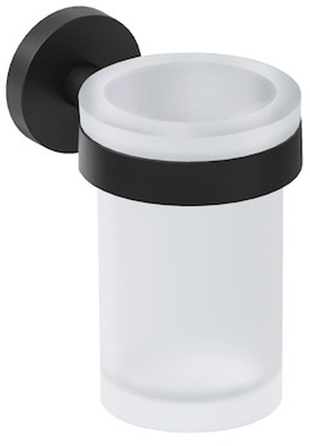 Jika Mio Style bicchiere per lavarsi i denti bianco-nero H3822F17160001