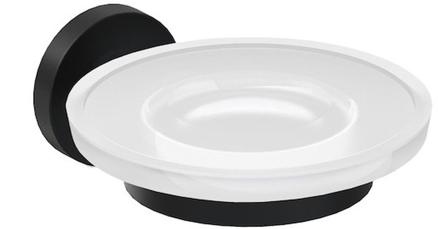 Jika Mio Style portasapone a parete nero H3832F17160001