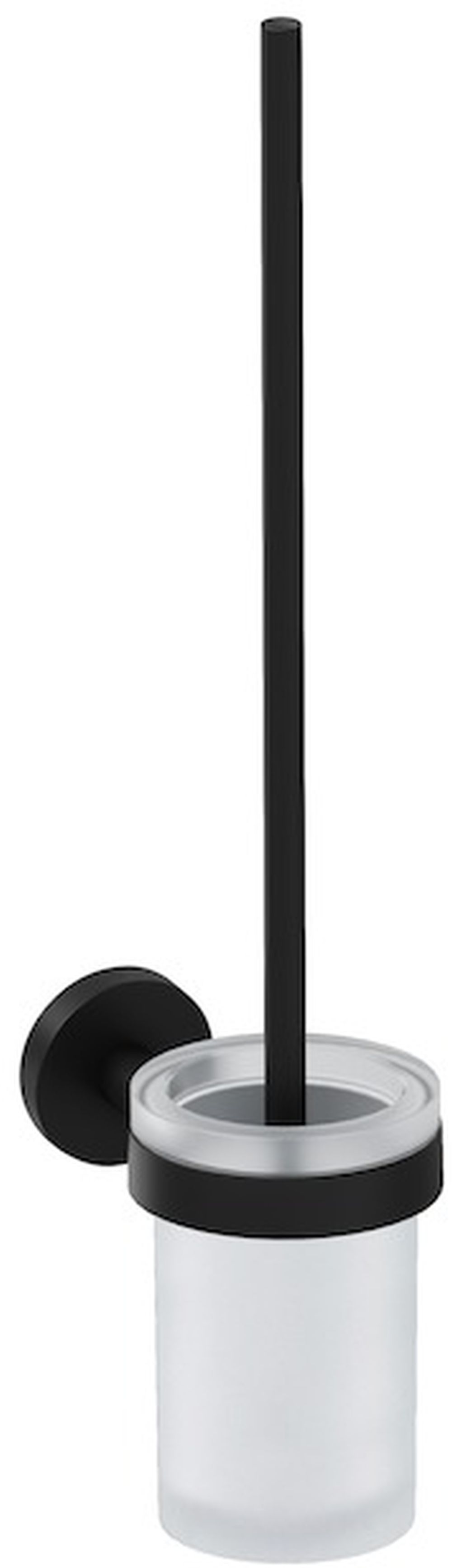 Jika Mio scopino wc avvitato bianco-nero H3842F17160001