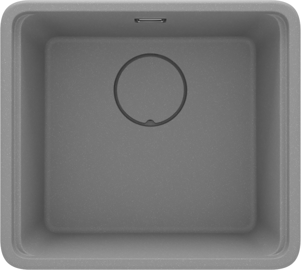 Deante Momi lavello in granito 50x45 cm grigio/grafite/inox ZKM_S10A