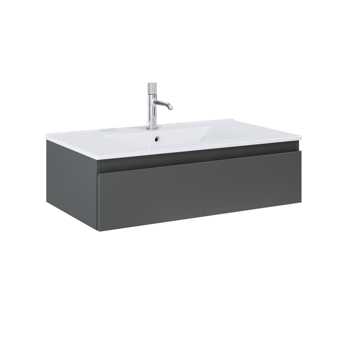 Set armadietto Oltens Vernal 60010400, lavabo Oltens Vernal 41206000