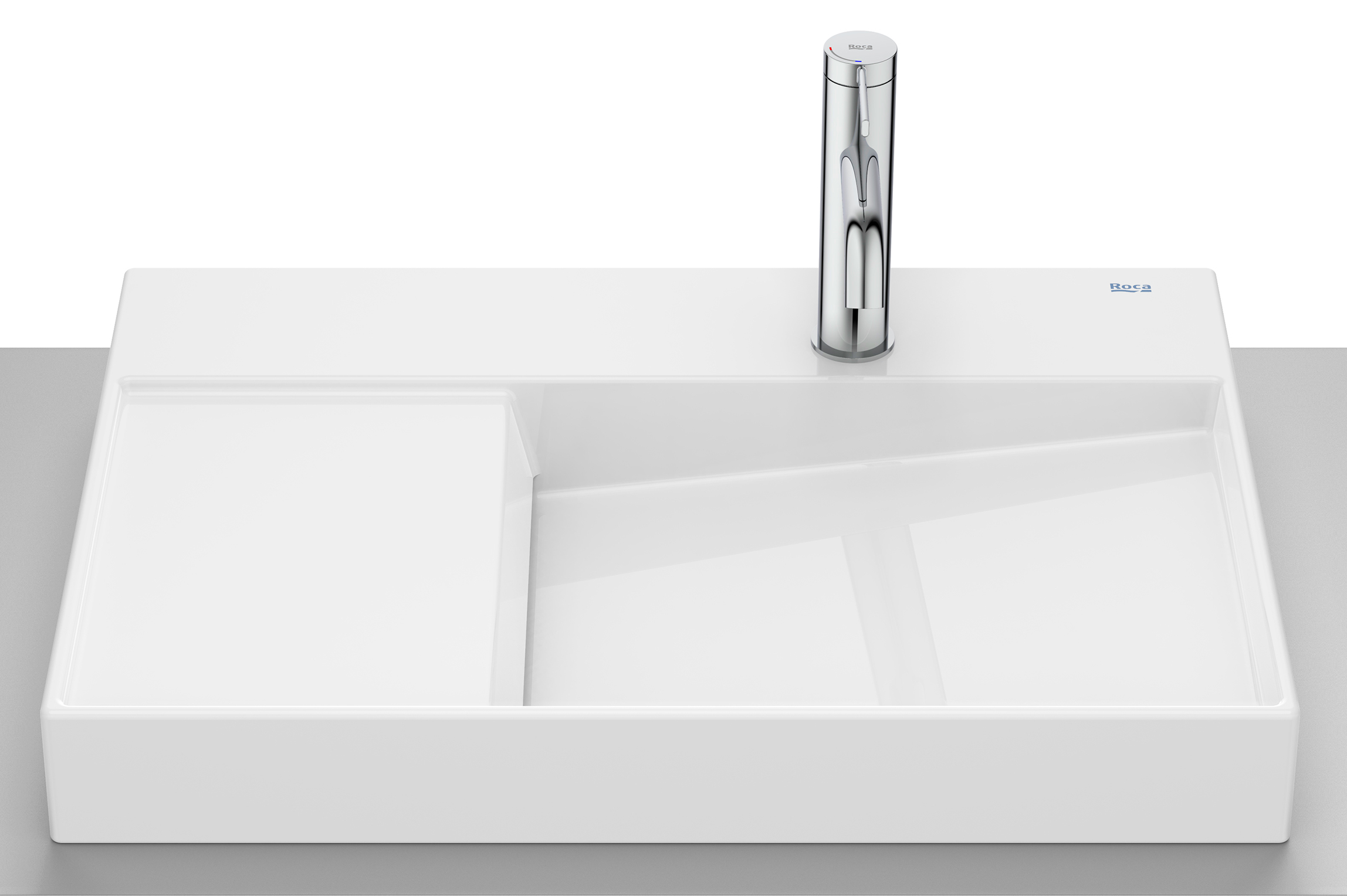 Roca Horizon lavabo 60x42 cm da appoggio bianco A32727400B