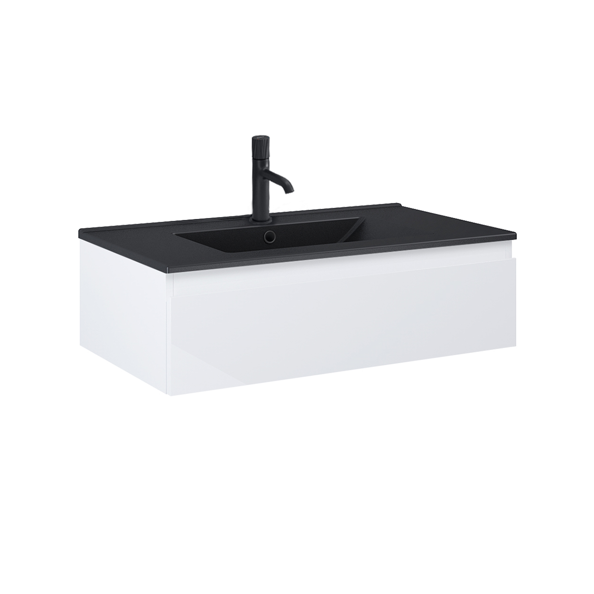 Set armadietto Oltens Vernal 60010000, lavabo Oltens Vernal 41206300