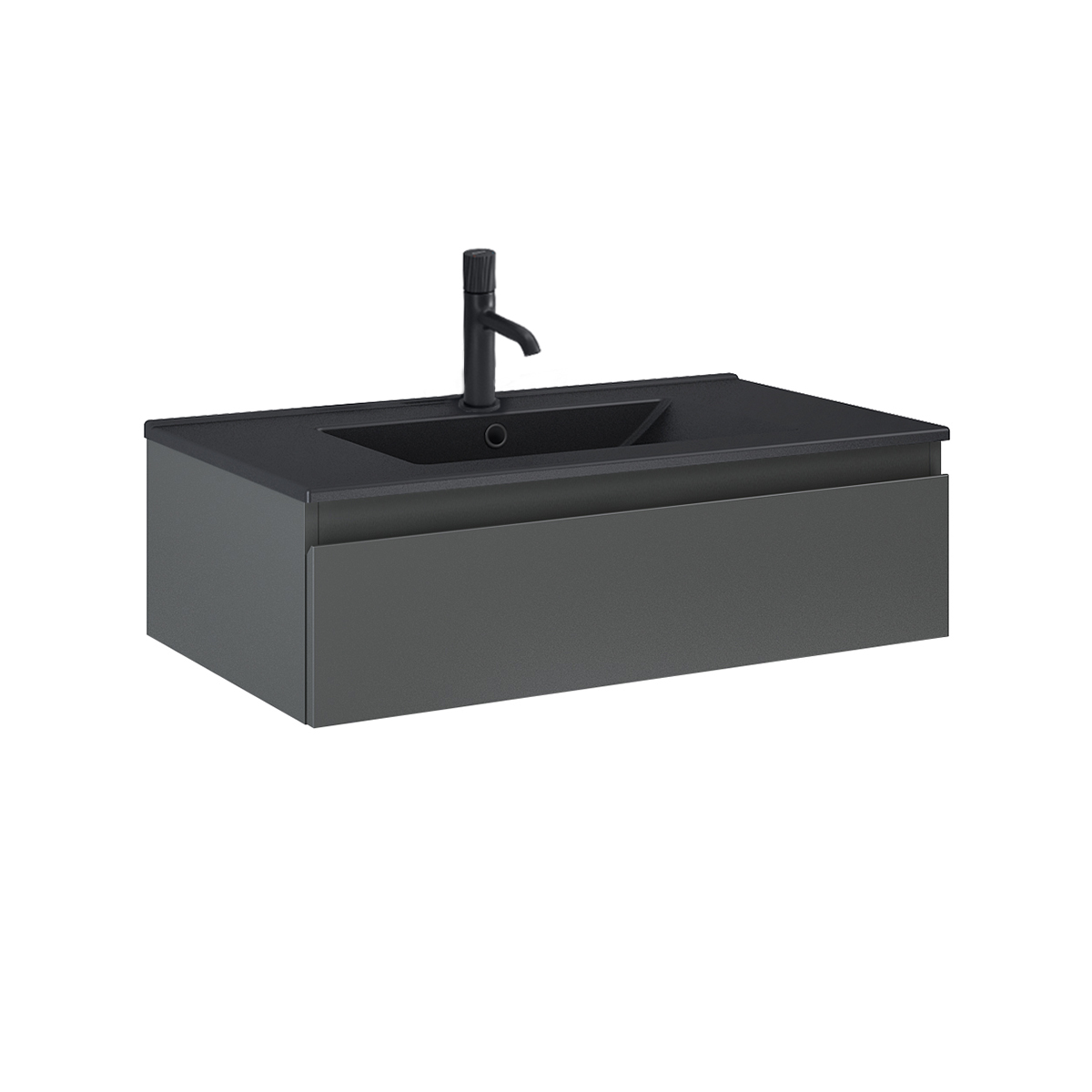 Set armadietto Oltens Vernal 60010400, lavabo Oltens Vernal 41206300