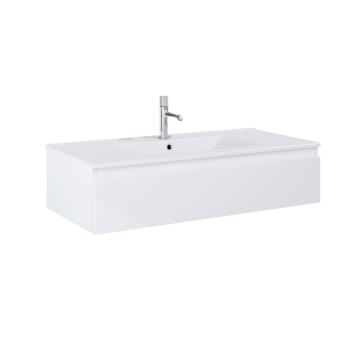 Set armadietto Oltens Vernal 60011000, lavabo Oltens Vernal 41207000
