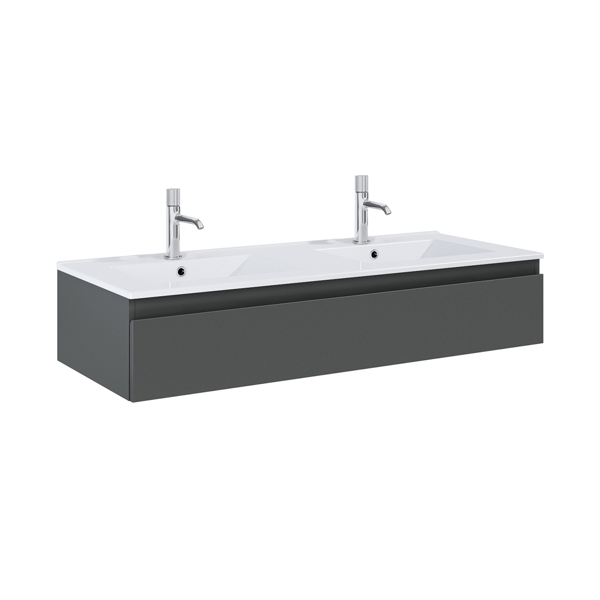 Set armadietto Oltens Vernal 60012400, lavabo Oltens Vernal 41209000