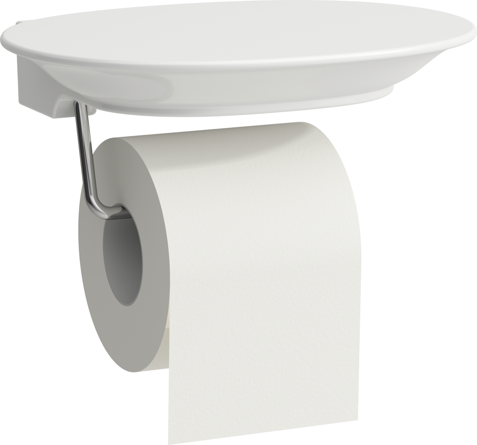 Laufen The New Classic portarotolo bianco H8738537570001