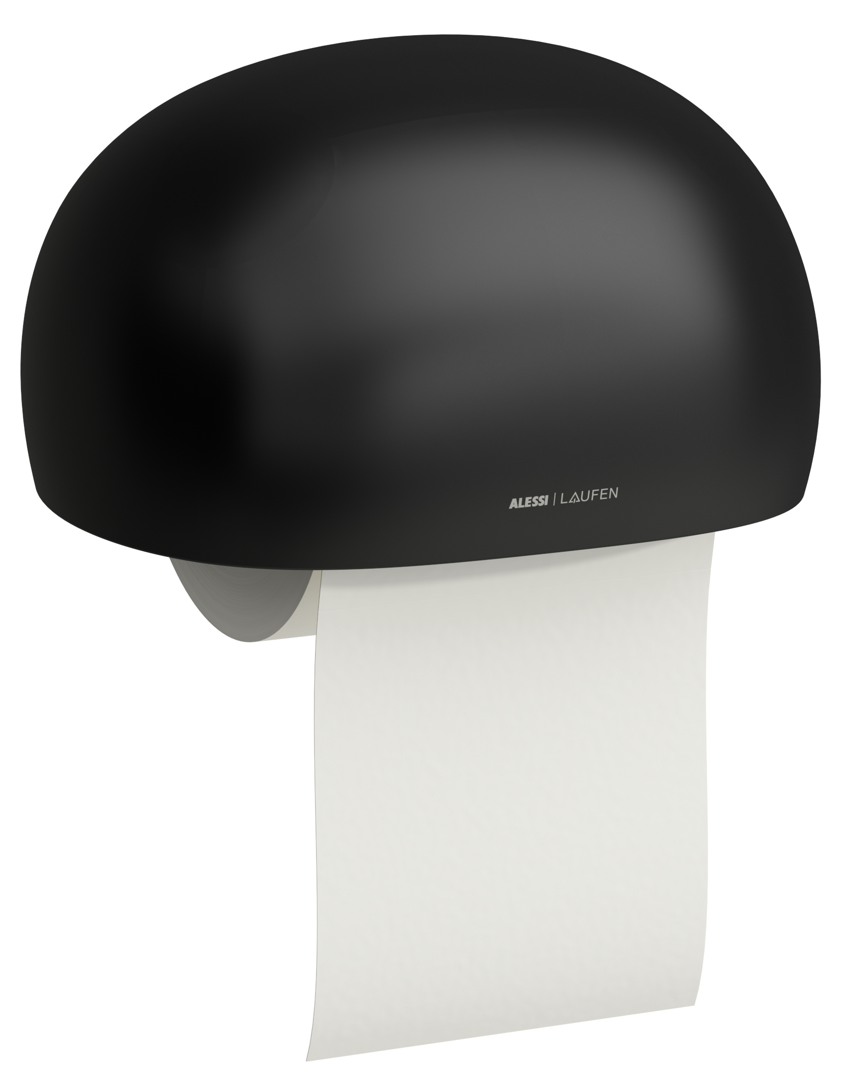 Laufen Il Bagno Alessi portarotolo nero H8709707160001