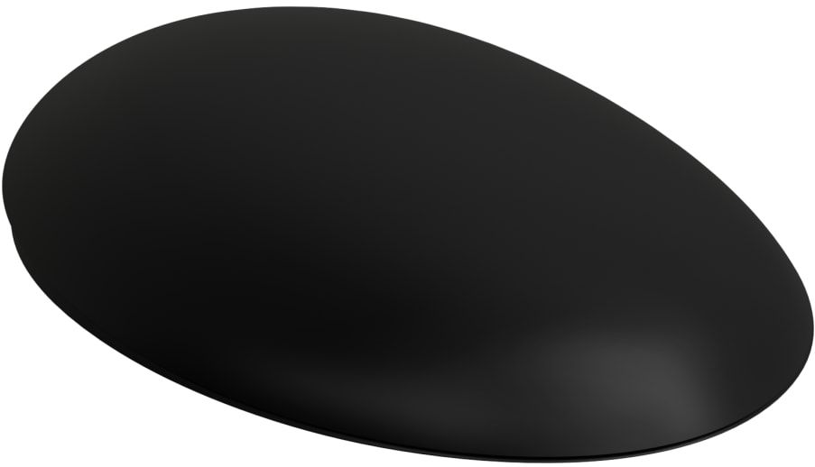 Laufen Il Bagno Alessi copriwater a discesa lenta nero H8929717160001