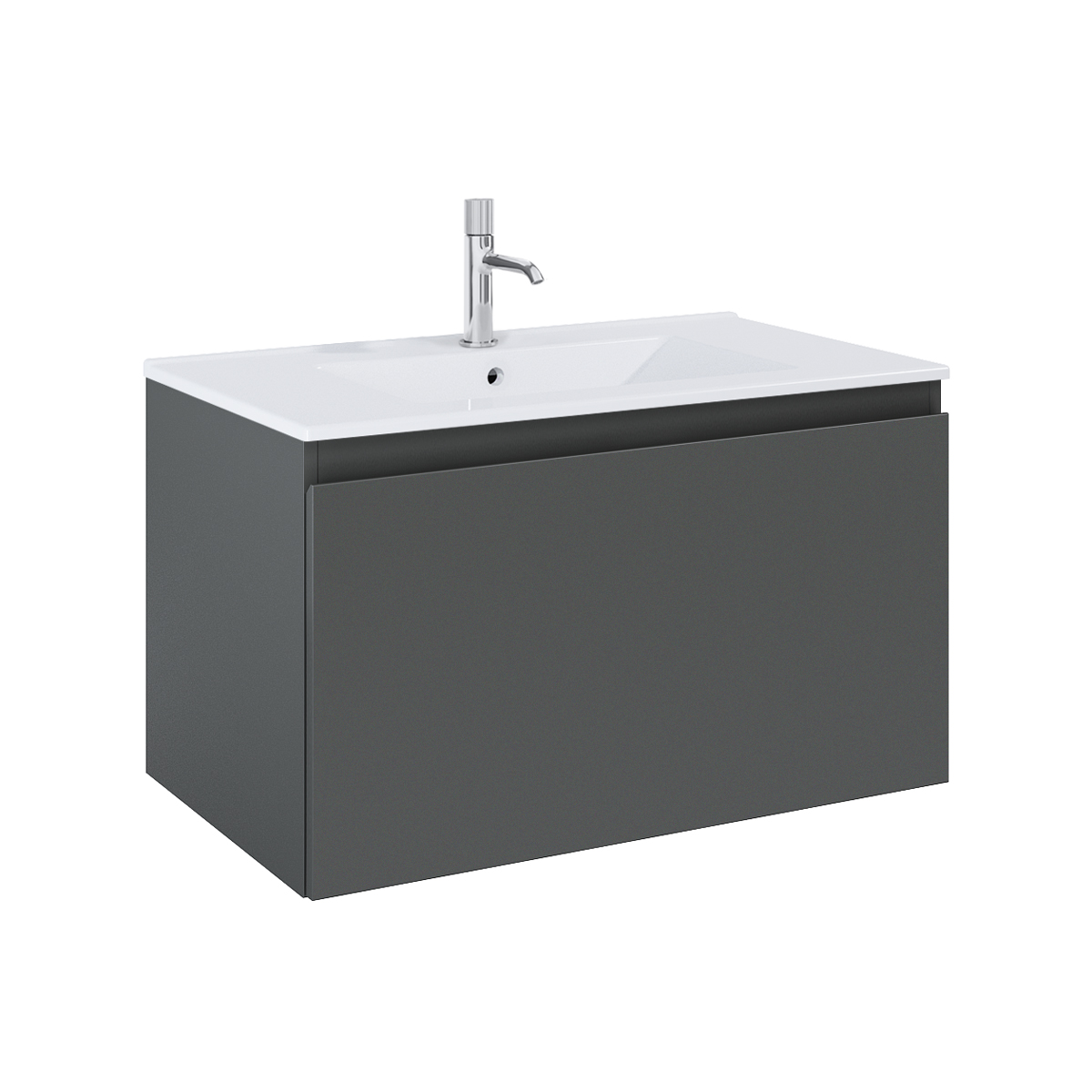 Set armadietto Oltens Vernal 60014400, lavabo Oltens Vernal 41206000