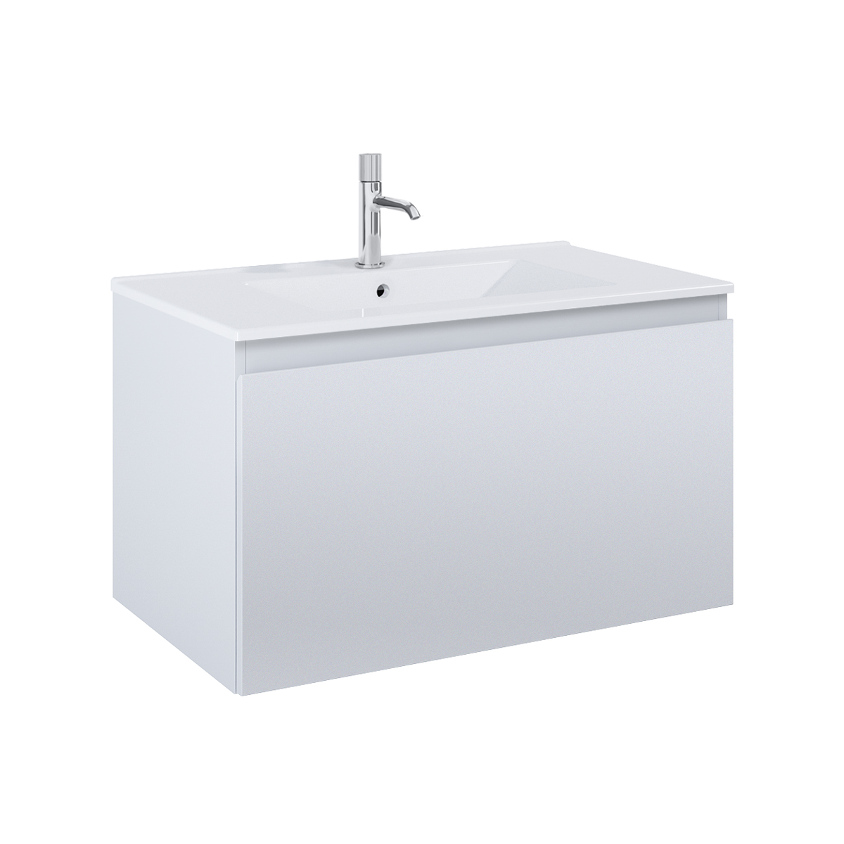 Set armadietto Oltens Vernal 60014700, lavabo Oltens Vernal 41206000