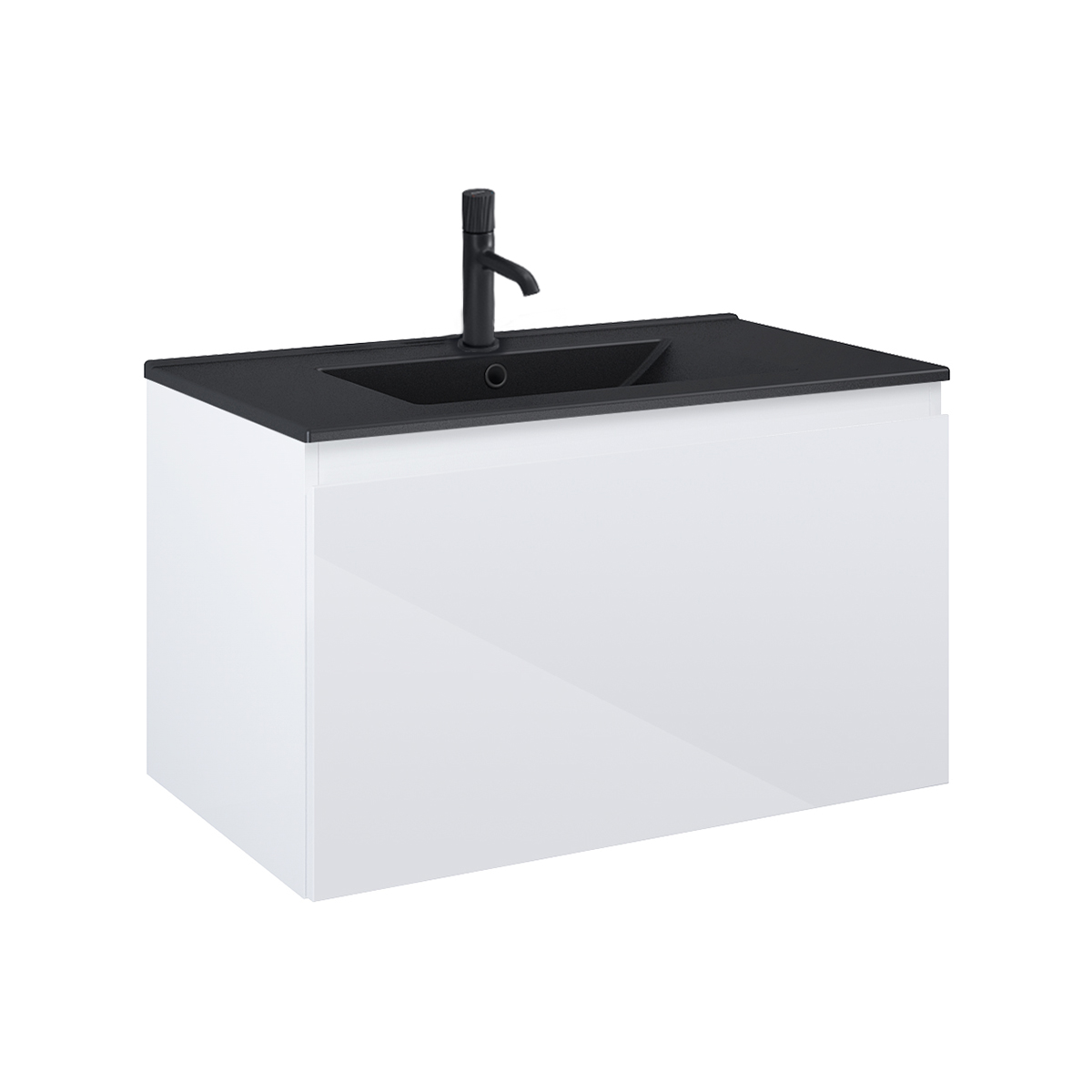 Set armadietto Oltens Vernal 60014000, lavabo Oltens Vernal 41206300