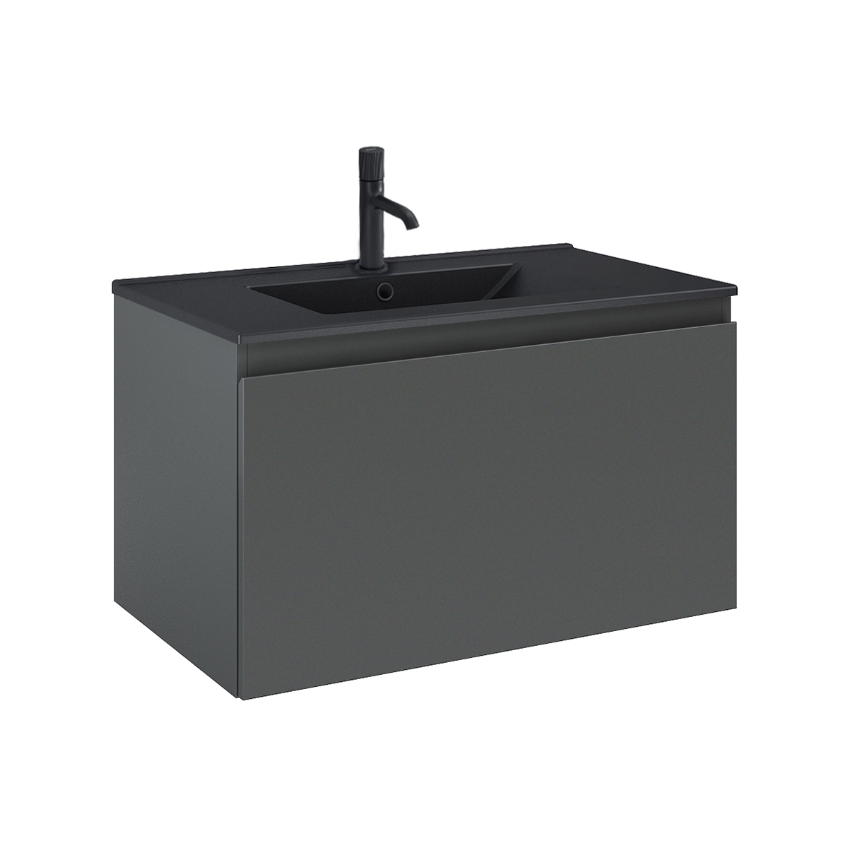 Set armadietto Oltens Vernal 60014400, lavabo Oltens Vernal 41206300