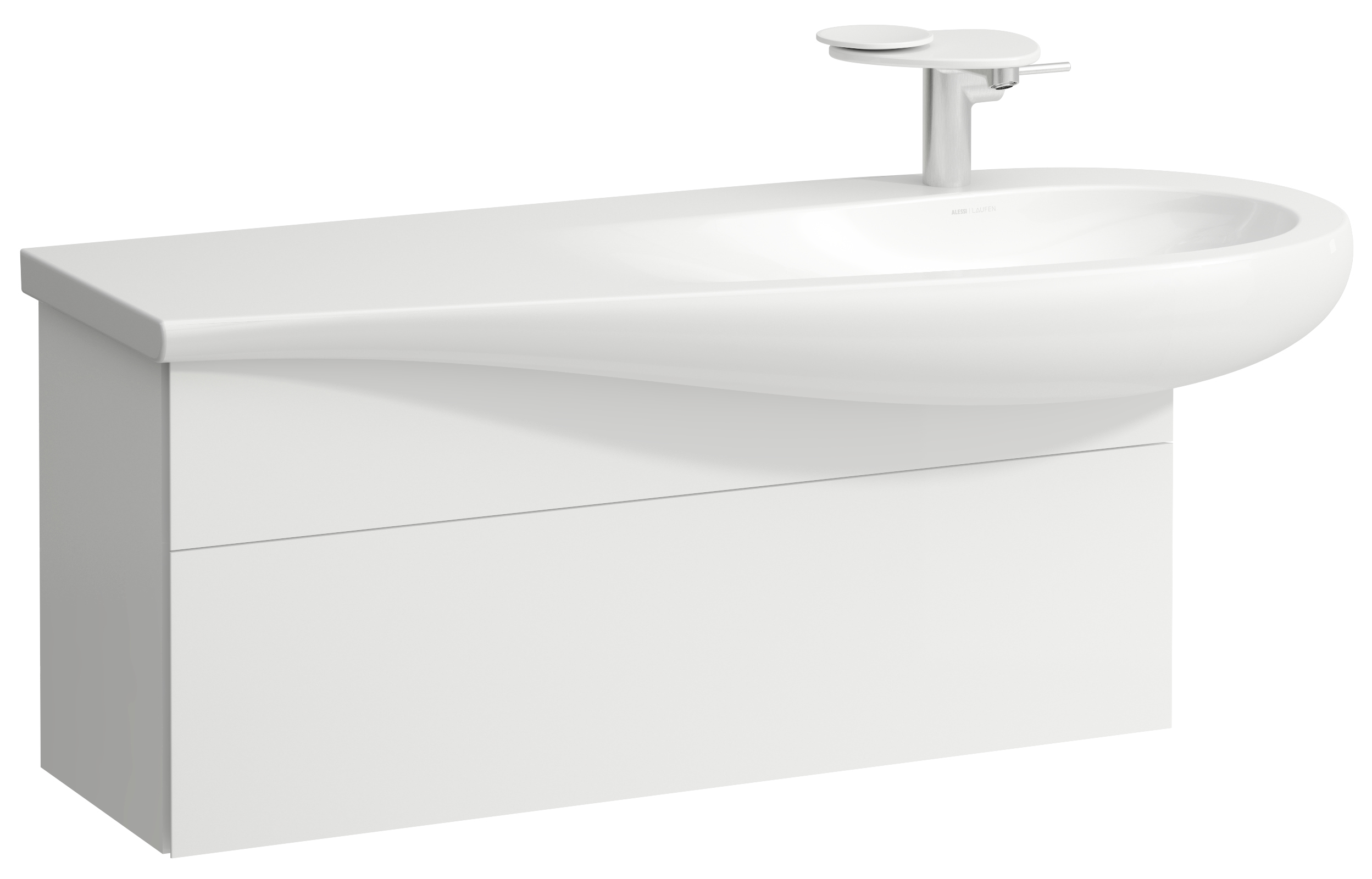 Laufen Il Bagno Alessi armadietto 99.5x32x34 cm sottolavabo sospeso bianco H4304310972601