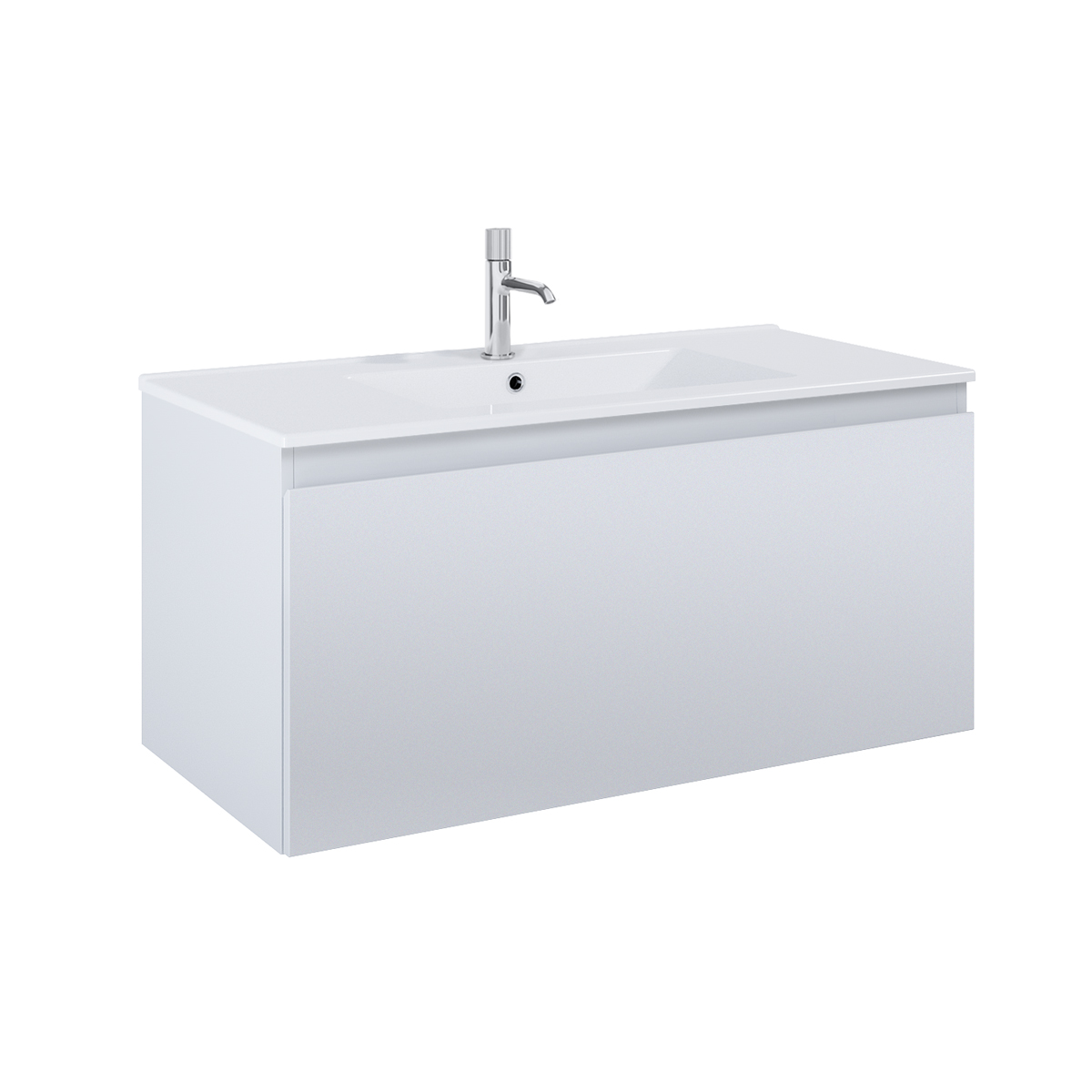 Set armadietto Oltens Vernal 60015700, lavabo Oltens Vernal 41207000