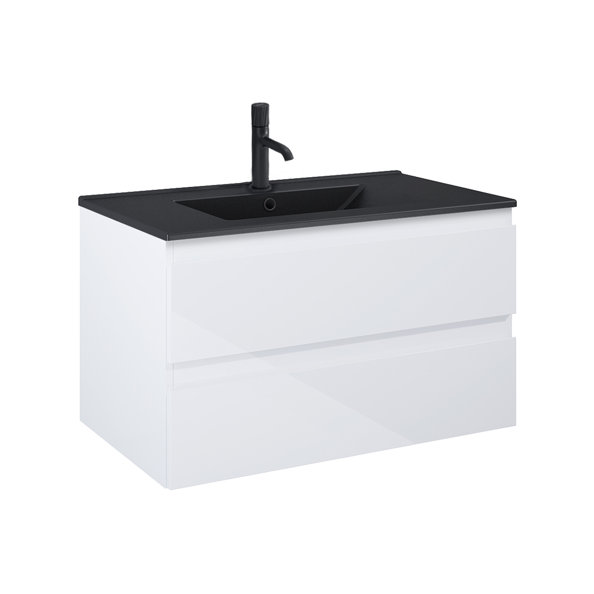 Set armadietto Oltens Vernal 60003000, lavabo Oltens Vernal 41206300