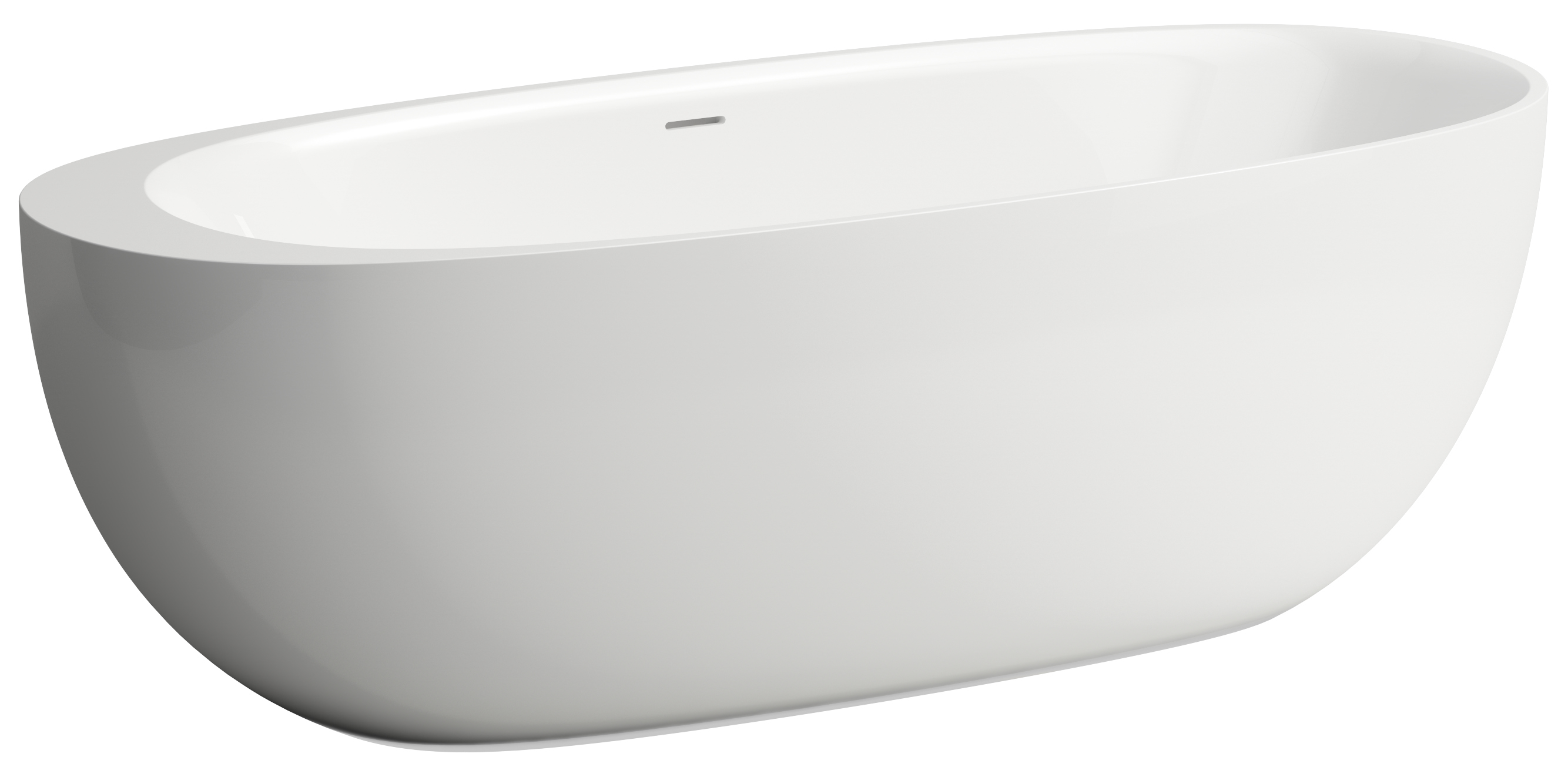 Laufen Il Bagno Alessi vasca da bagno freestanding 185x80 cm ovale bianco H2209720000001
