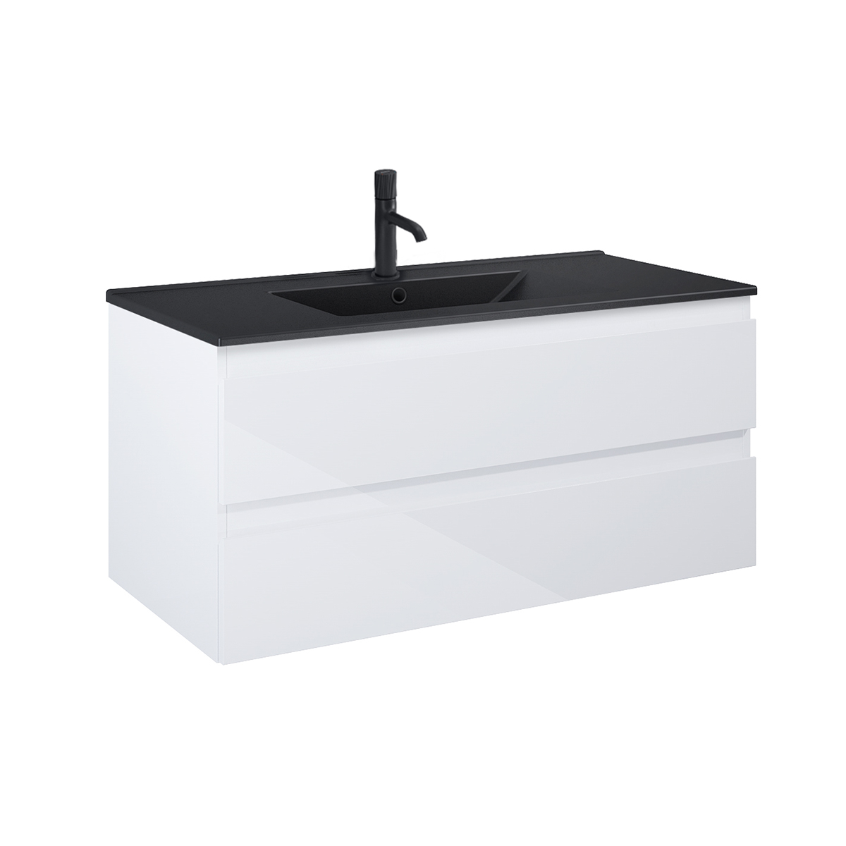 Set armadietto Oltens Vernal 60004000, lavabo Oltens Vernal 41207300