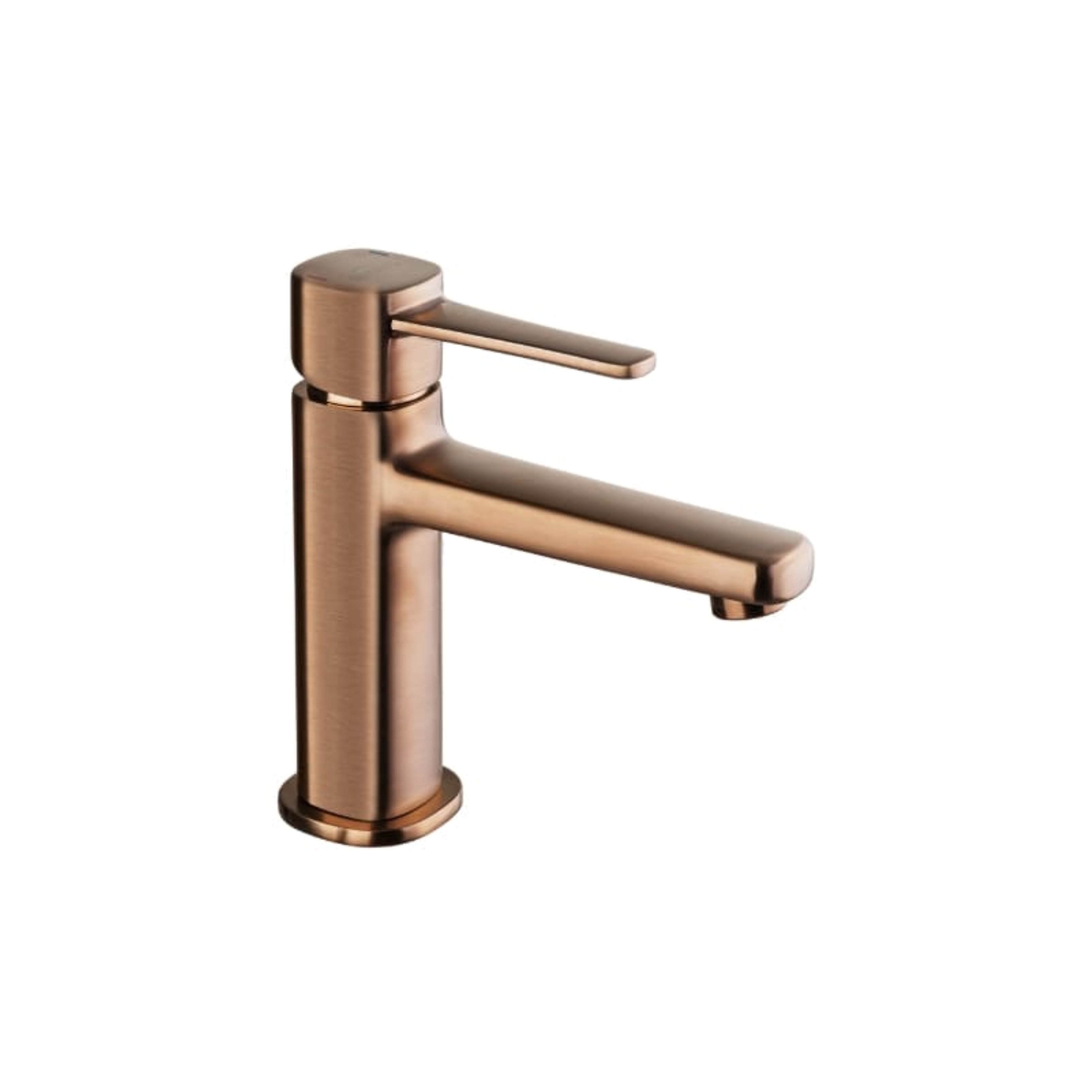 Invena Glamour rubinetto per lavabo verticale rame BU02014