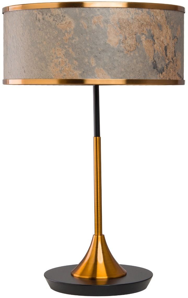 Abigali Marble Stone lampada da tavolo 1x40 W oro -grigio MTLR-6630-601B