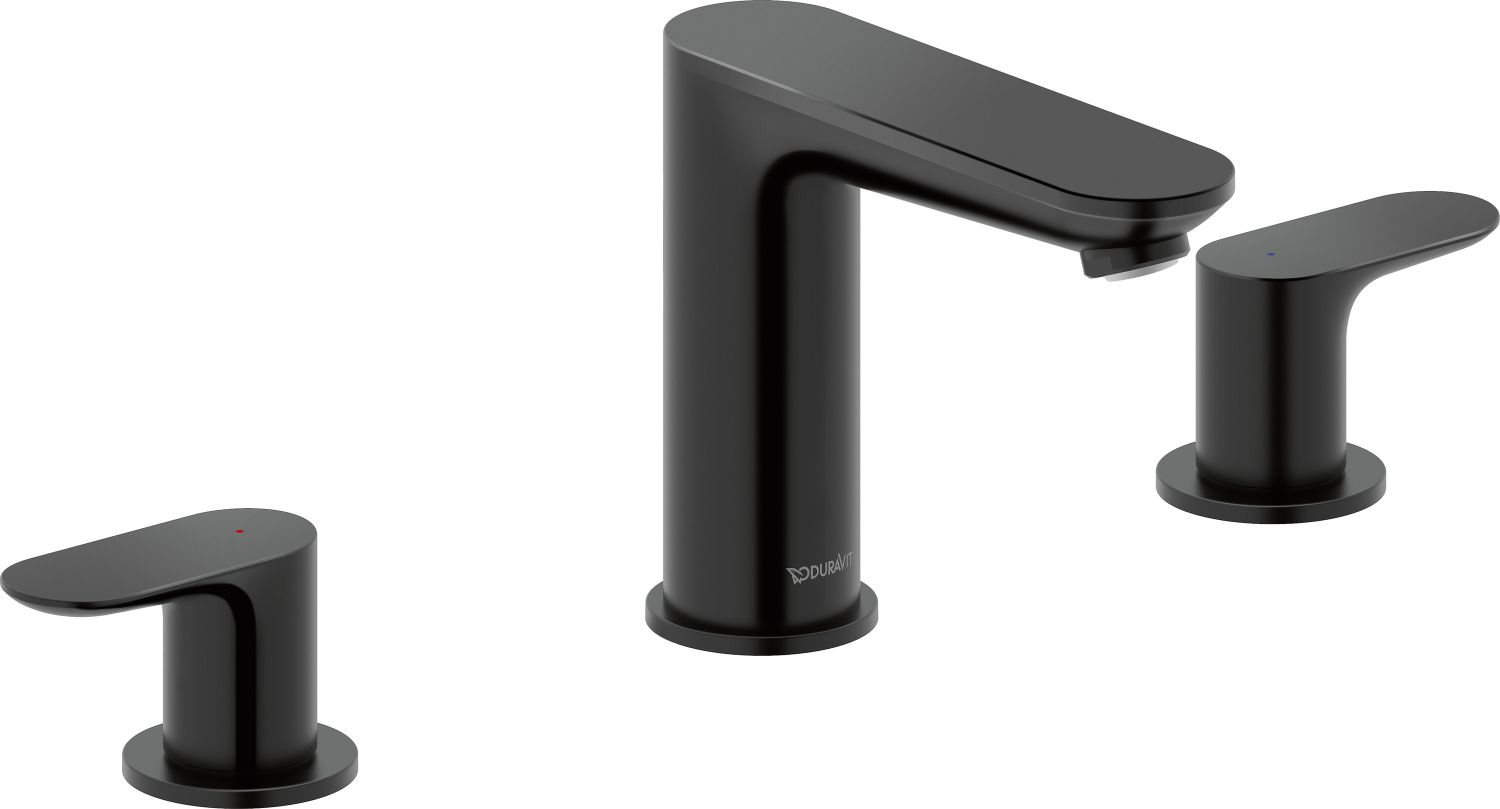 Duravit Wave rubinetto per lavabo verticale nero WA1060005046