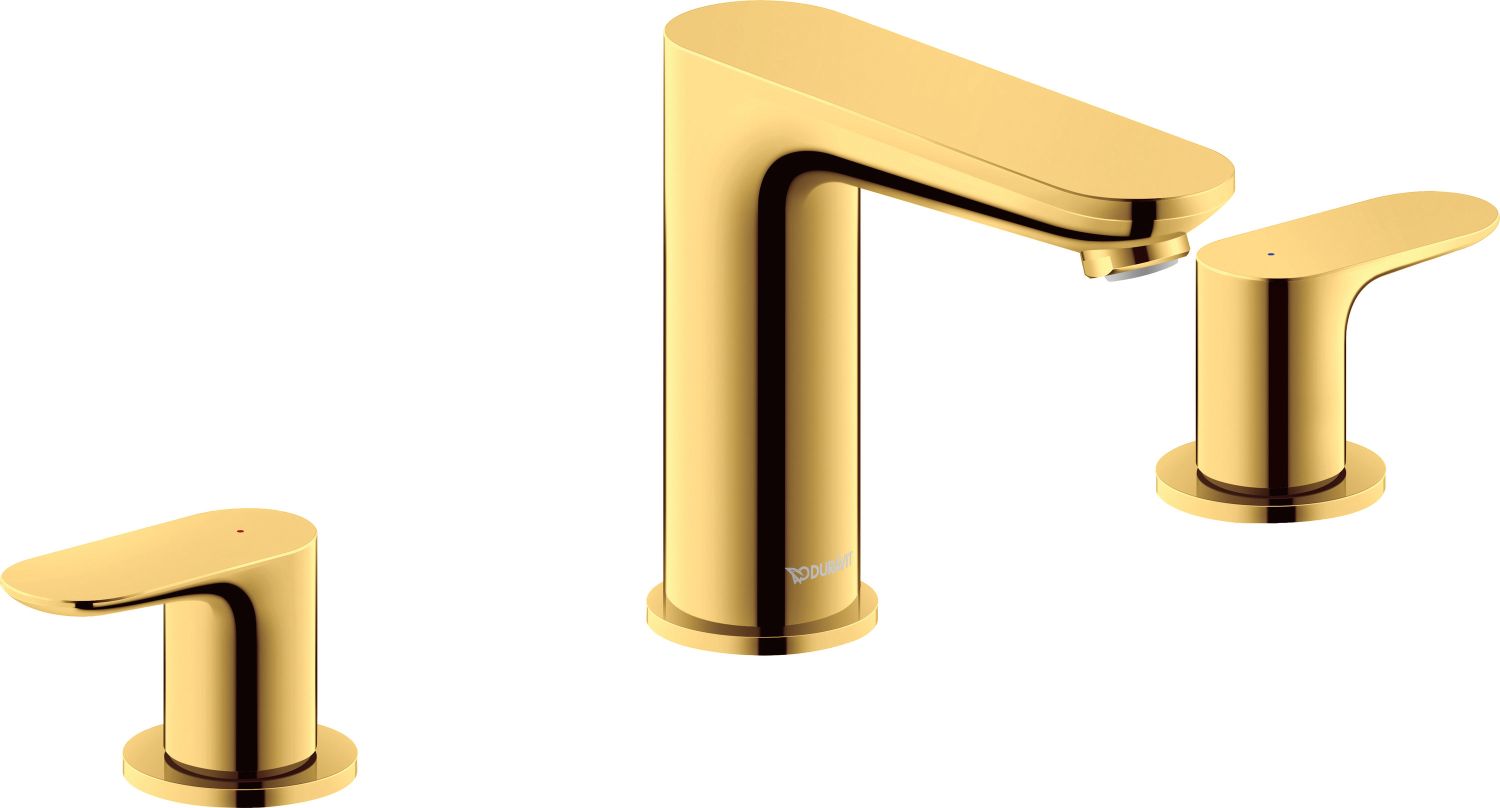 Duravit Wave rubinetto per lavabo verticale oro WA1060005034
