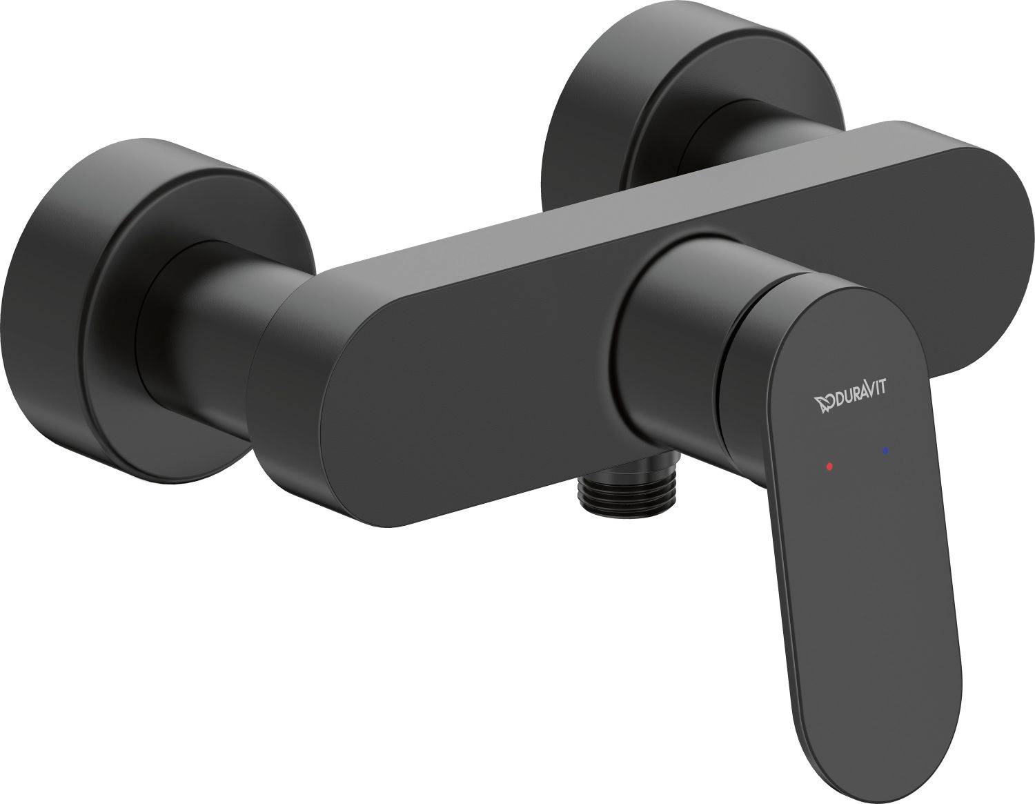 Duravit Wave rubinetto per doccia a parete nero WA4230000046
