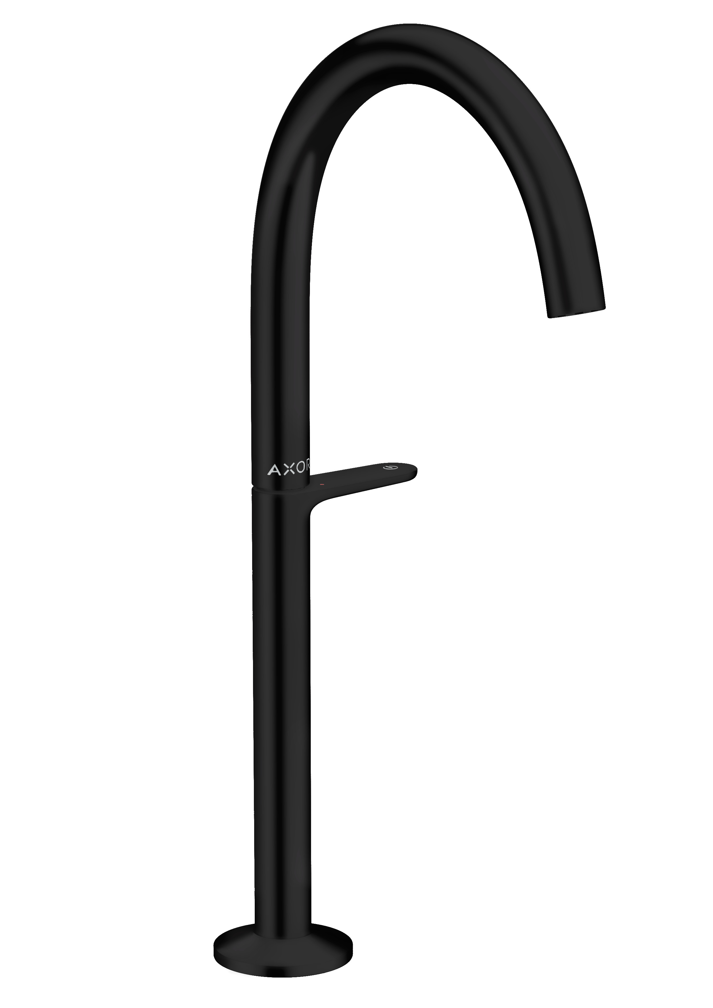 Axor One rubinetto per lavabo verticale nero 48030670
