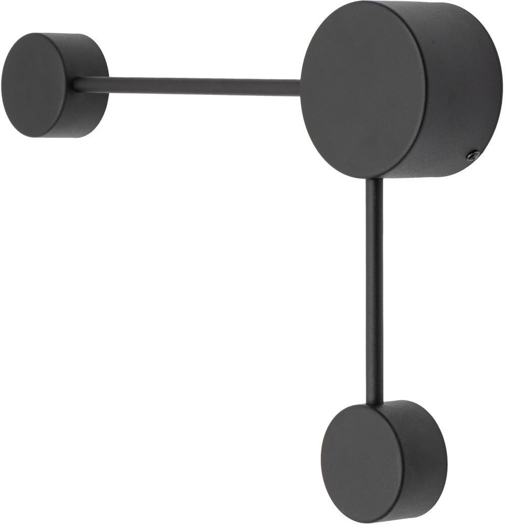 TK Lighting Avia Black lampada da parete 2x10 W nero 6808