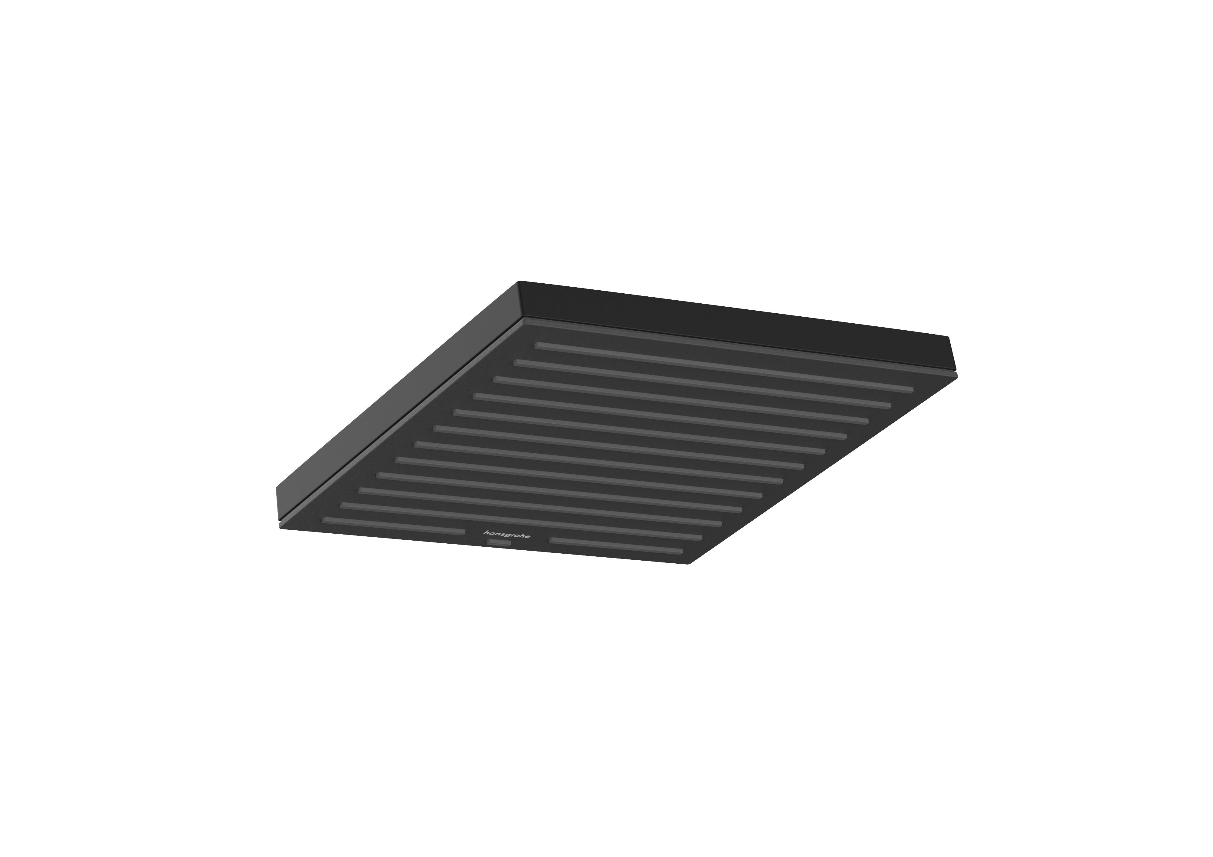 Hansgrohe Pulsify E soffione doccia 26x26 cm quadrata nero 24333670