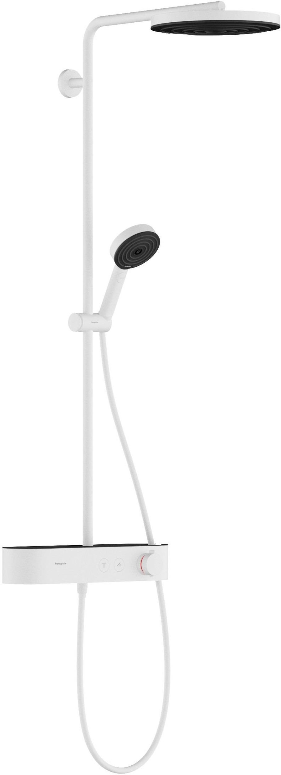 Hansgrohe Pulsify S set doccia a parete con termostato con soffione bianco 24220700